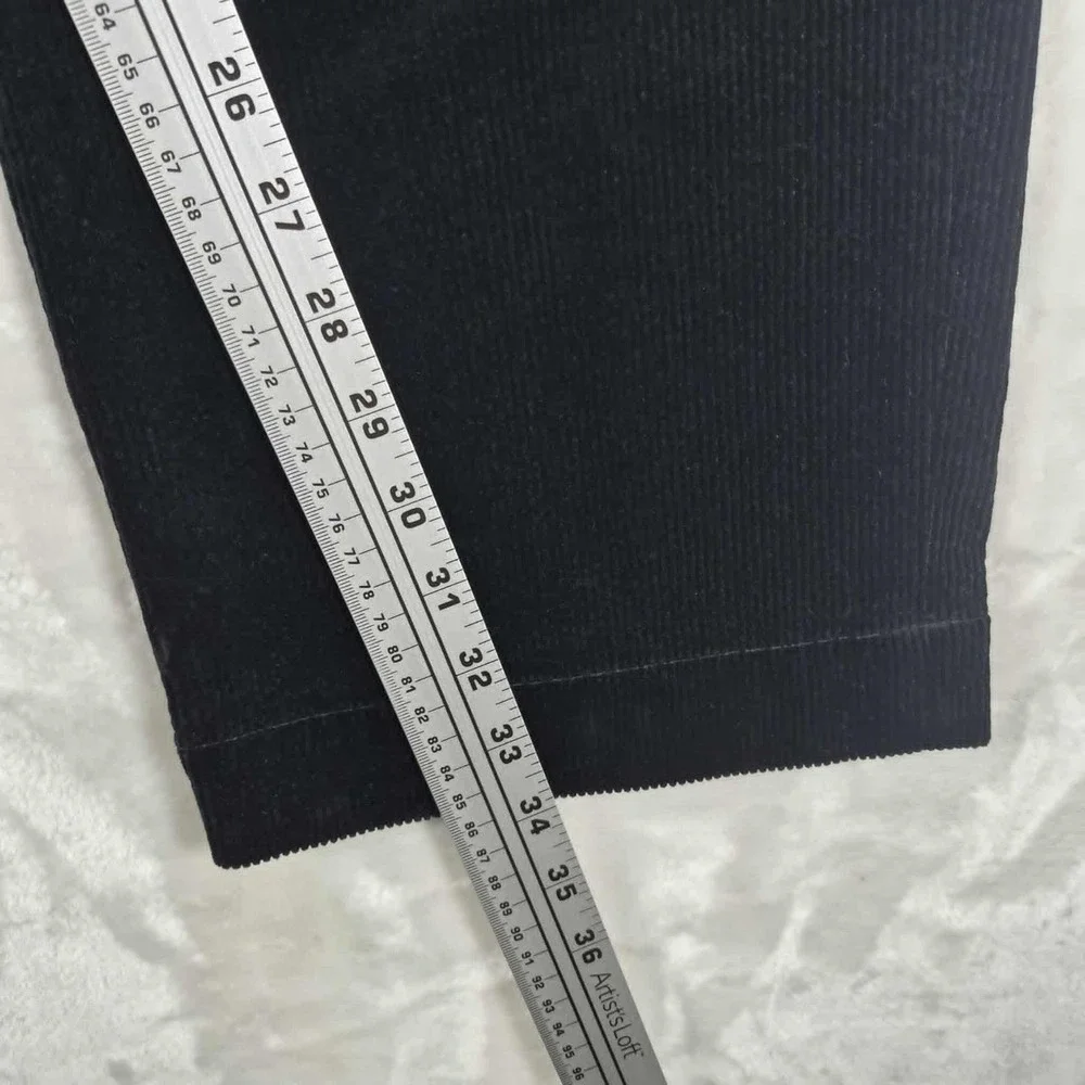 Polo‎ Ralph Lauren Corduroy Pants Men's 36x34 Black Chino Stretch Classic Fit